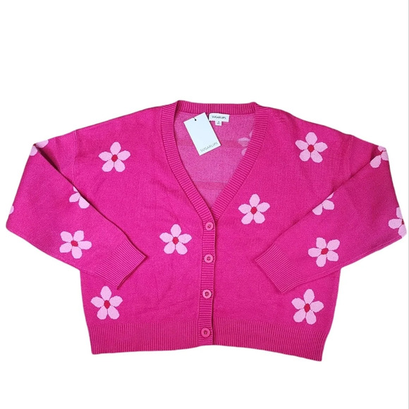 SugarLips Daisy Mae Cropped Cardigan NWT - Picture 3 of 7